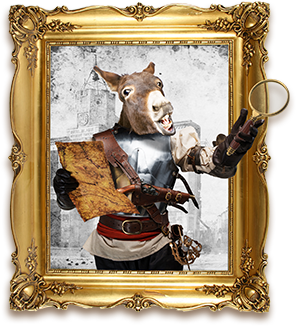 Portrait de l'âne mousquetaire